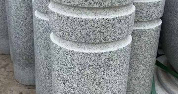 随州 芝麻白花岗岩挡车柱、隔离柱多少钱