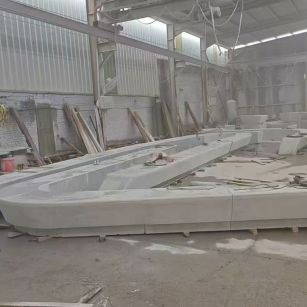 随州 花岗岩整石坐凳拼装