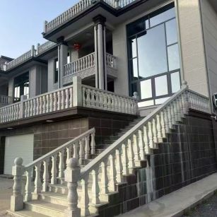 随州 芝麻白别墅阳台栏杆，楼梯栏杆