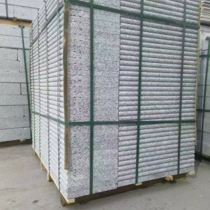 随州 芙蓉白3公分厚磨圆边、拉槽，楼梯踏步