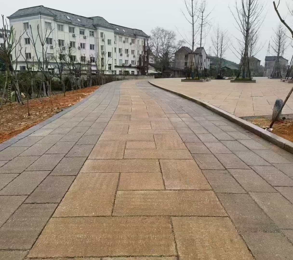 随州仿古石铺装效果