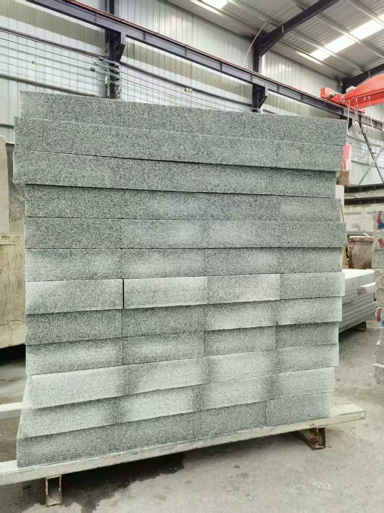 随州 芝麻白10公分300*600广场地铺，A料定制，尺寸标准，厚薄均匀