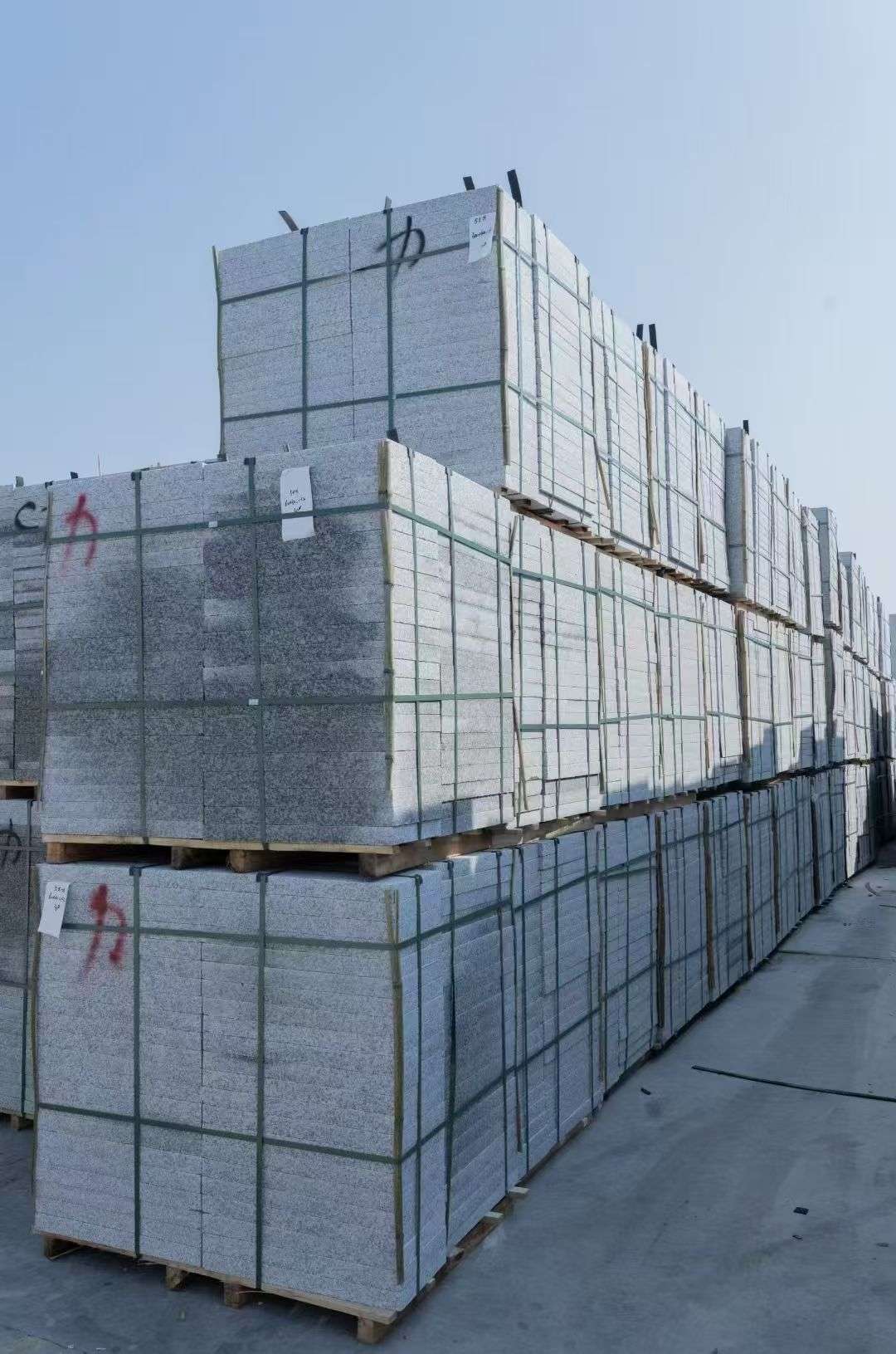 随州 芙蓉白、大花白、小白花荔枝面成品地铺石