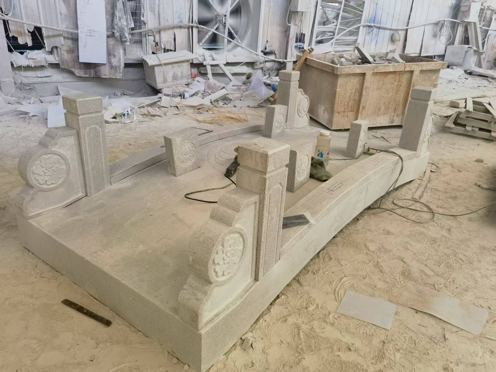 随州 芝麻灰火烧面石桥-拼装