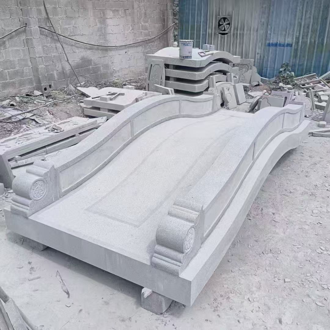 随州 芝麻灰花岗岩园林景观 小石桥