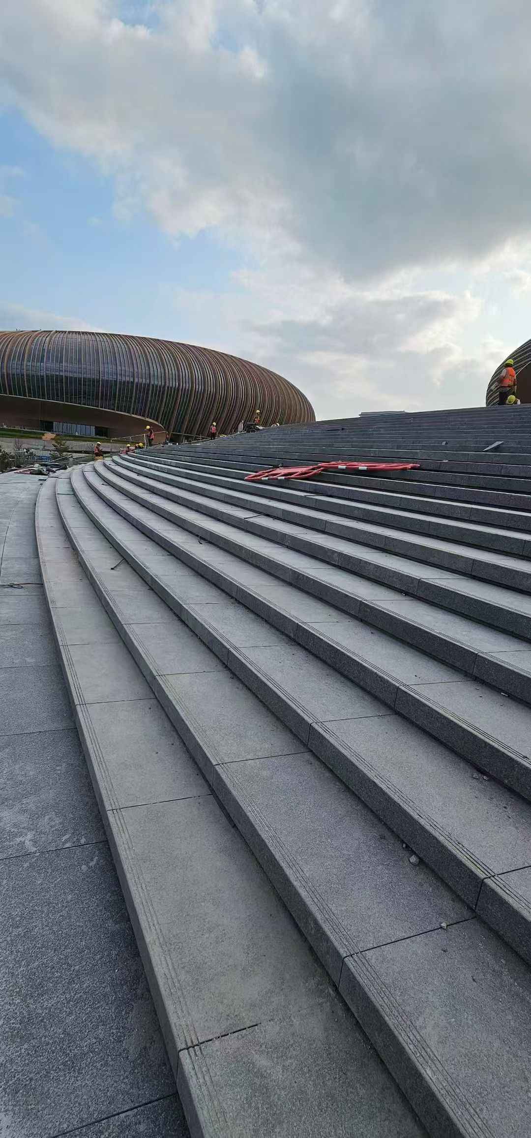 随州 弧形整石台阶铺装效果图