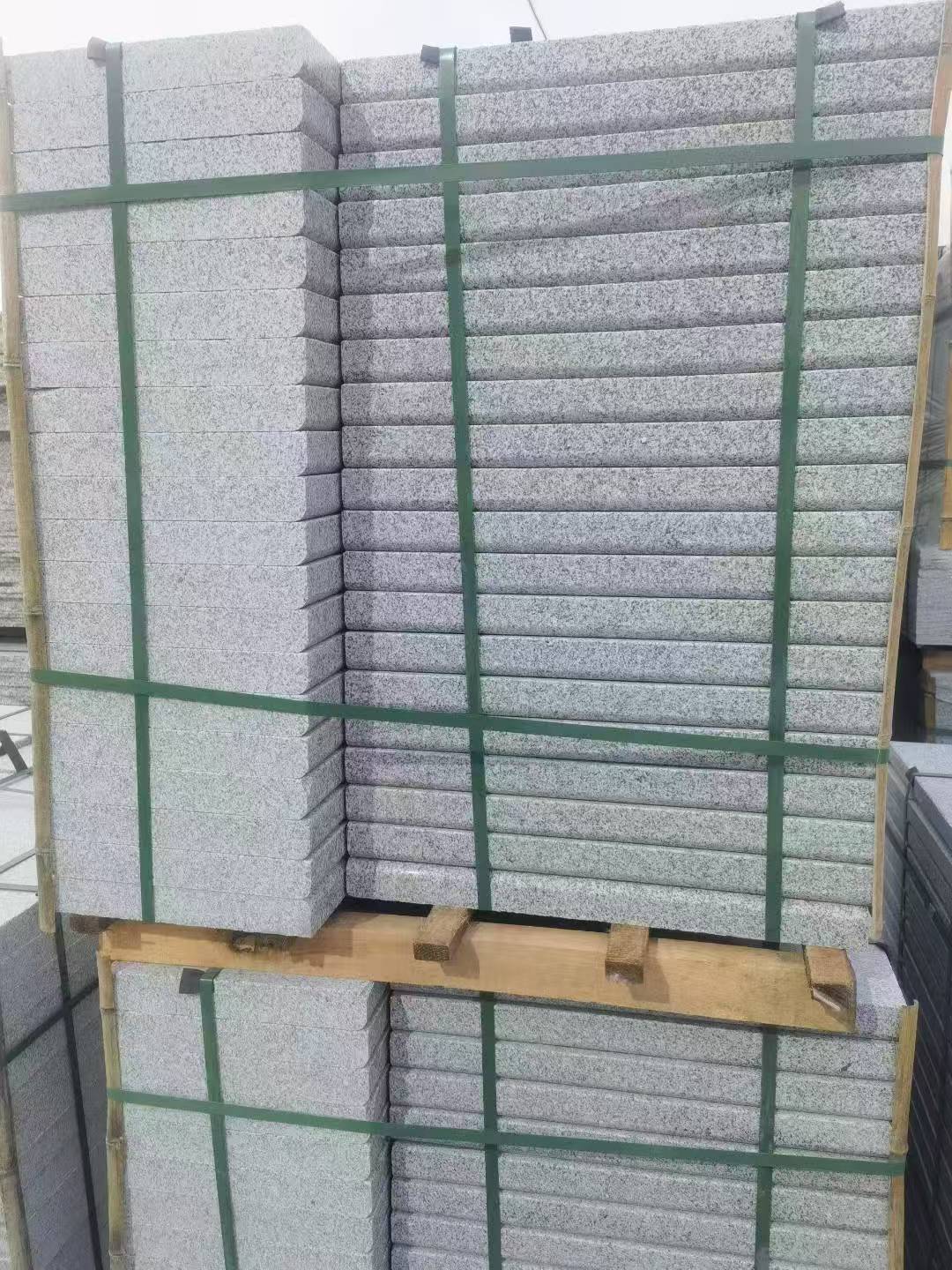 随州 5公分芝麻白，倒斜角，室外楼梯踏步