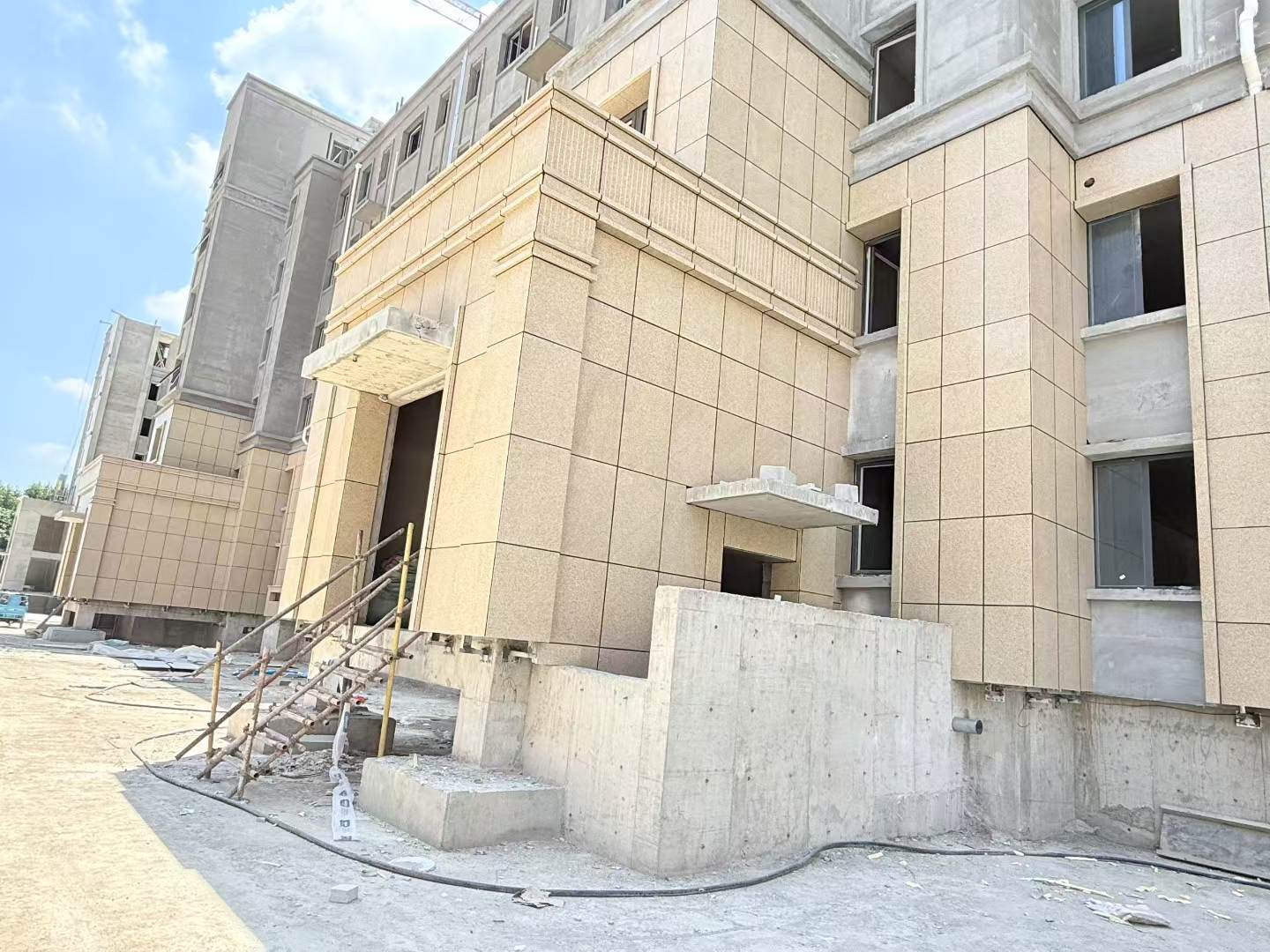 随州 黄金麻干挂，工地实拍