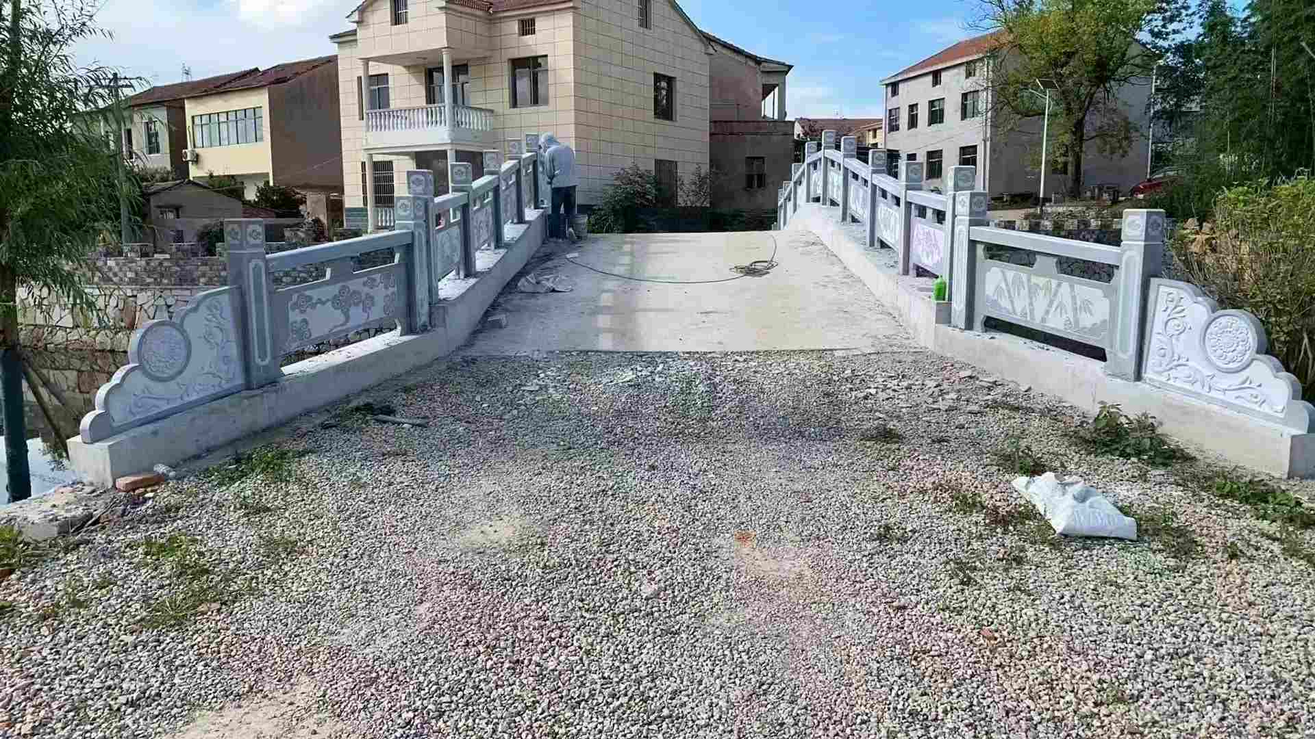 随州 芝麻灰花岗岩桥栏杆