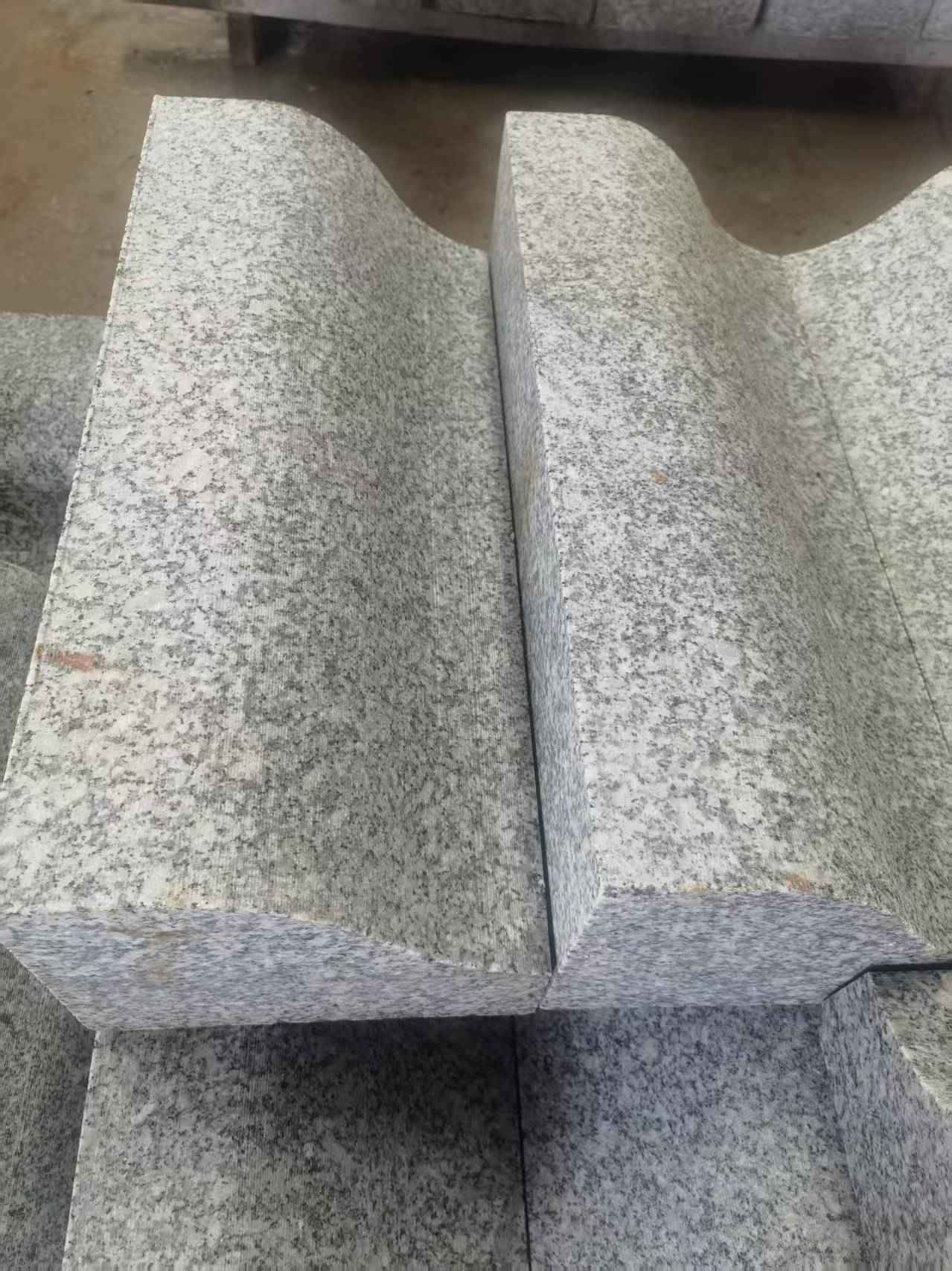 随州芙蓉白S型拉丝面路沿石